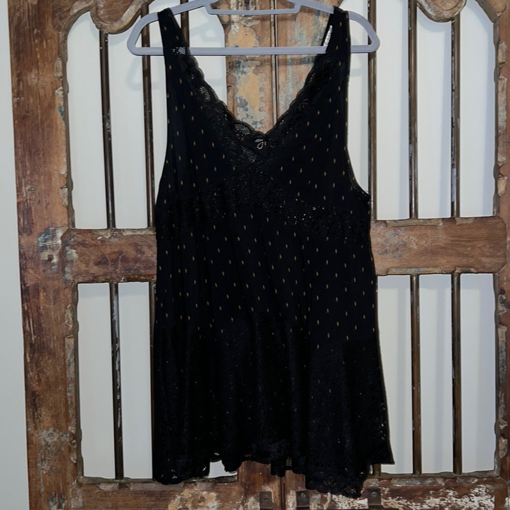 Black Free People Top/Mini Dress
